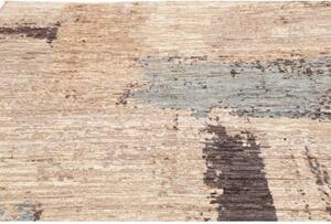 Tappeto Berbero Astratto Beige Marrone Quadrato 242x281 Cm