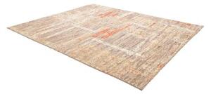 Tappeto Berbero Astratto Tortora Avorio 242x298 Cm