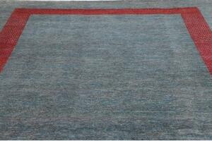 Tappeto Cromopura Geometrico Azzurro Rosso 254x308 Cm