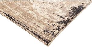 Tappeto Berbero Astratto Beige Antracite 270x369 Cm