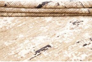 Tappeto Berbero Astratto Beige Antracite 243x305 Cm