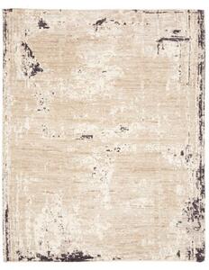 Tappeto Berbero Astratto Beige Antracite 243x305 Cm