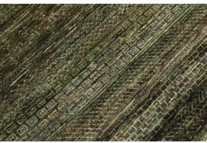 Tappeto Cromopura Geometrico Verde Oliva Marrone 250x310 Cm