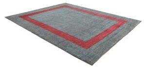 Tappeto Cromopura Geometrico Azzurro Rosso 254x308 Cm
