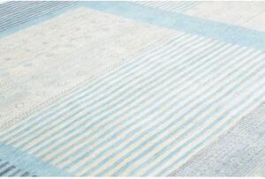 Tappeto Cromopura Patchwork Celeste Bianco 245x306 Cm