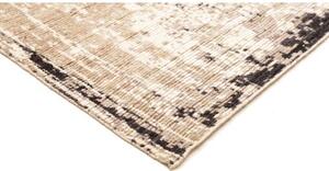 Tappeto Berbero Astratto Beige Antracite 243x305 Cm