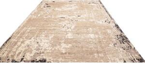 Tappeto Berbero Astratto Beige Antracite 270x369 Cm