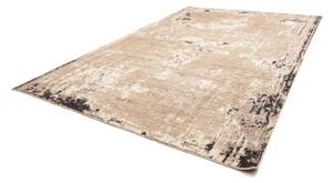 Tappeto Berbero Astratto Beige Antracite 270x369 Cm