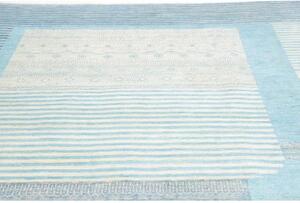 Tappeto Cromopura Patchwork Celeste Bianco 245x306 Cm