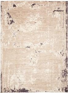 Tappeto Berbero Astratto Beige Antracite 270x369 Cm