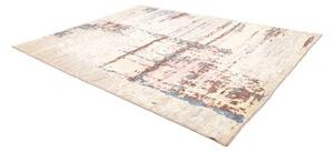 Tappeto Berbero Astratto Beige Blu 241x307 Cm
