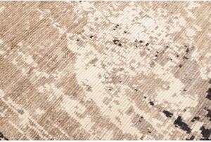 Tappeto Berbero Astratto Beige Antracite 270x369 Cm