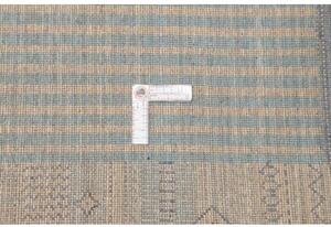 Tappeto Cromopura Patchwork Celeste Bianco 245x306 Cm