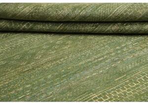 Tappeto Cromopura Geometrico Verde Beige 249x314 Cm