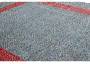 Tappeto Cromopura Geometrico Azzurro Rosso 254x308 Cm