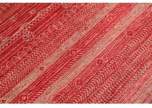 Tappeto Cromopura Geometrico Rosso Beige 172x251 Cm