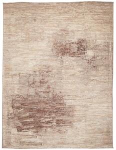 Tappeto Berbero Geometrico Beige Marrone 306x404 Cm