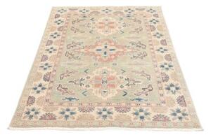 Tappeto Kazak Stilizzato Verde Salvia Rosa Antico 99x147 Cm