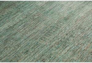 Tappeto Cromopura Geometrico Verde Petrolio Grigio 136x191 Cm