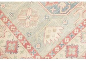Tappeto Kazak Stilizzato Celeste Avorio 153x211 Cm