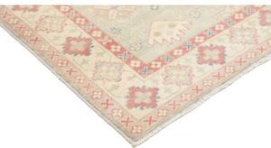Tappeto Kazak Stilizzato Celeste Avorio 153x211 Cm