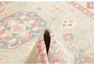 Tappeto Kazak Stilizzato Celeste Avorio 153x211 Cm