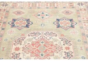 Tappeto Kazak Stilizzato Verde Salvia Rosa Antico 116x181 Cm