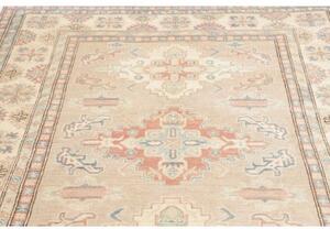Tappeto Kazak Stilizzato Beige Rosa Antico 153x203 Cm