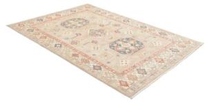 Tappeto Kazak Stilizzato Beige Blu 154x213 Cm
