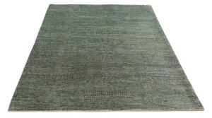 Tappeto Cromopura Geometrico Verde Petrolio Grigio 136x191 Cm