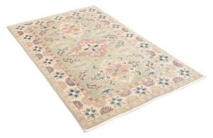 Tappeto Kazak Stilizzato Verde Salvia Rosa Antico 99x147 Cm