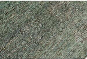 Tappeto Cromopura Geometrico Verde Petrolio Grigio 136x191 Cm