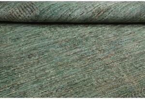 Tappeto Cromopura Geometrico Verde Petrolio Grigio 136x191 Cm
