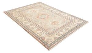 Tappeto Kazak Stilizzato Beige Rosa Antico 153x203 Cm