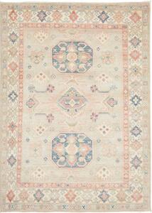 Tappeto Kazak Stilizzato Beige Blu 154x213 Cm