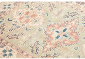 Tappeto Kazak Stilizzato Verde Salvia Rosa Antico 99x147 Cm