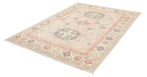 Tappeto Kazak Stilizzato Beige Blu 154x213 Cm