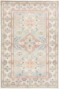 Tappeto Kazak Stilizzato Azzurro Avorio 119x180 Cm