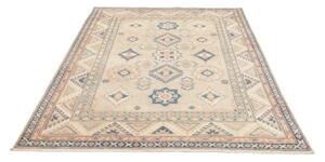 Tappeto Kazak Geometrico Avorio Blu 154x204 Cm