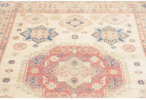 Tappeto Kazak Stilizzato Avorio Rosa Antico 154x203 Cm