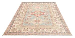 Tappeto Kazak Stilizzato Celeste Avorio 152x204 Cm
