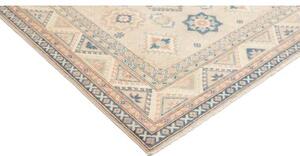 Tappeto Kazak Geometrico Avorio Blu 154x204 Cm