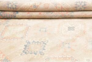 Tappeto Kazak Geometrico Beige Blu 207x300 Cm