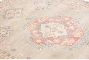 Tappeto Kazak Medaglione Beige Rosa Antico 174x232 Cm