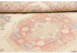 Tappeto Kazak Stilizzato Avorio Rosa Antico 153x192 Cm