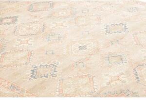 Tappeto Kazak Geometrico Beige Blu 207x300 Cm
