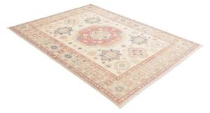Tappeto Kazak Stilizzato Avorio Rosa Antico 154x203 Cm