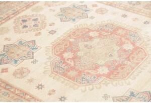 Tappeto Kazak Stilizzato Avorio Rosa Antico 153x192 Cm