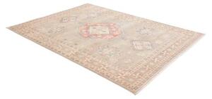 Tappeto Kazak Medaglione Beige Rosa Antico 174x232 Cm