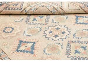 Tappeto Kazak Geometrico Avorio Blu 154x204 Cm